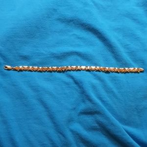 10kt heart bracelet